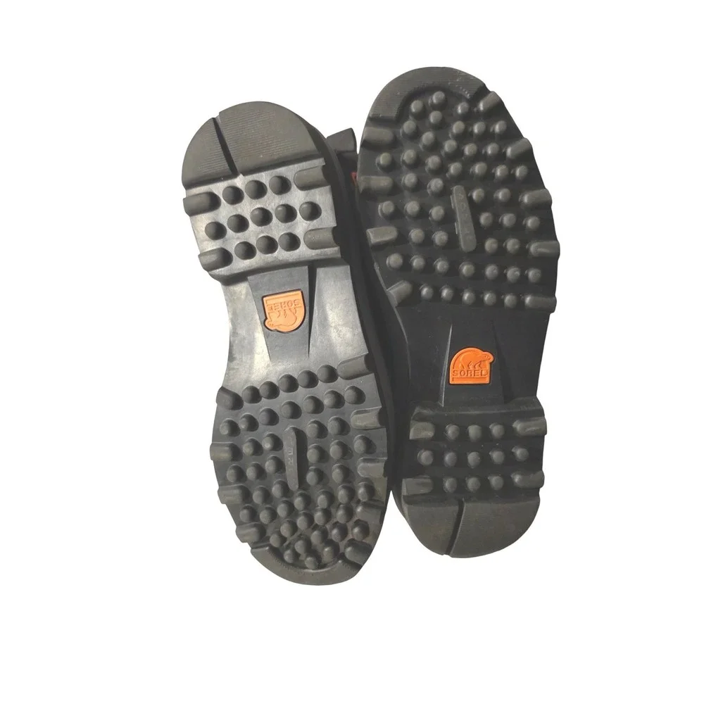 Sorel Caribou XT Men's Winter Snow Boots Sz‎ 12 Black Grey Gorpcore